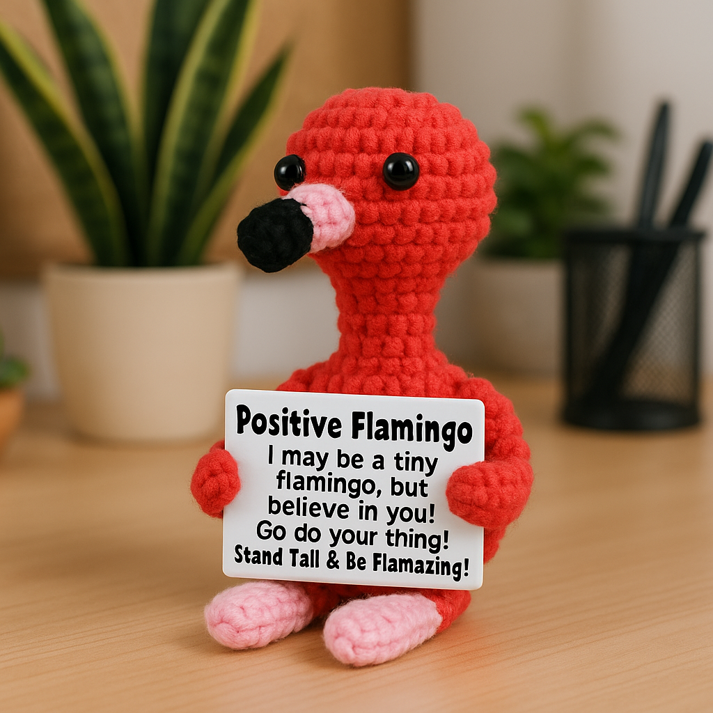 Handmade Positive Flamingo