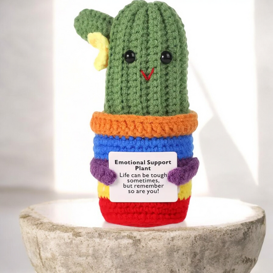 Handmade Emotional Support Plant Cactus