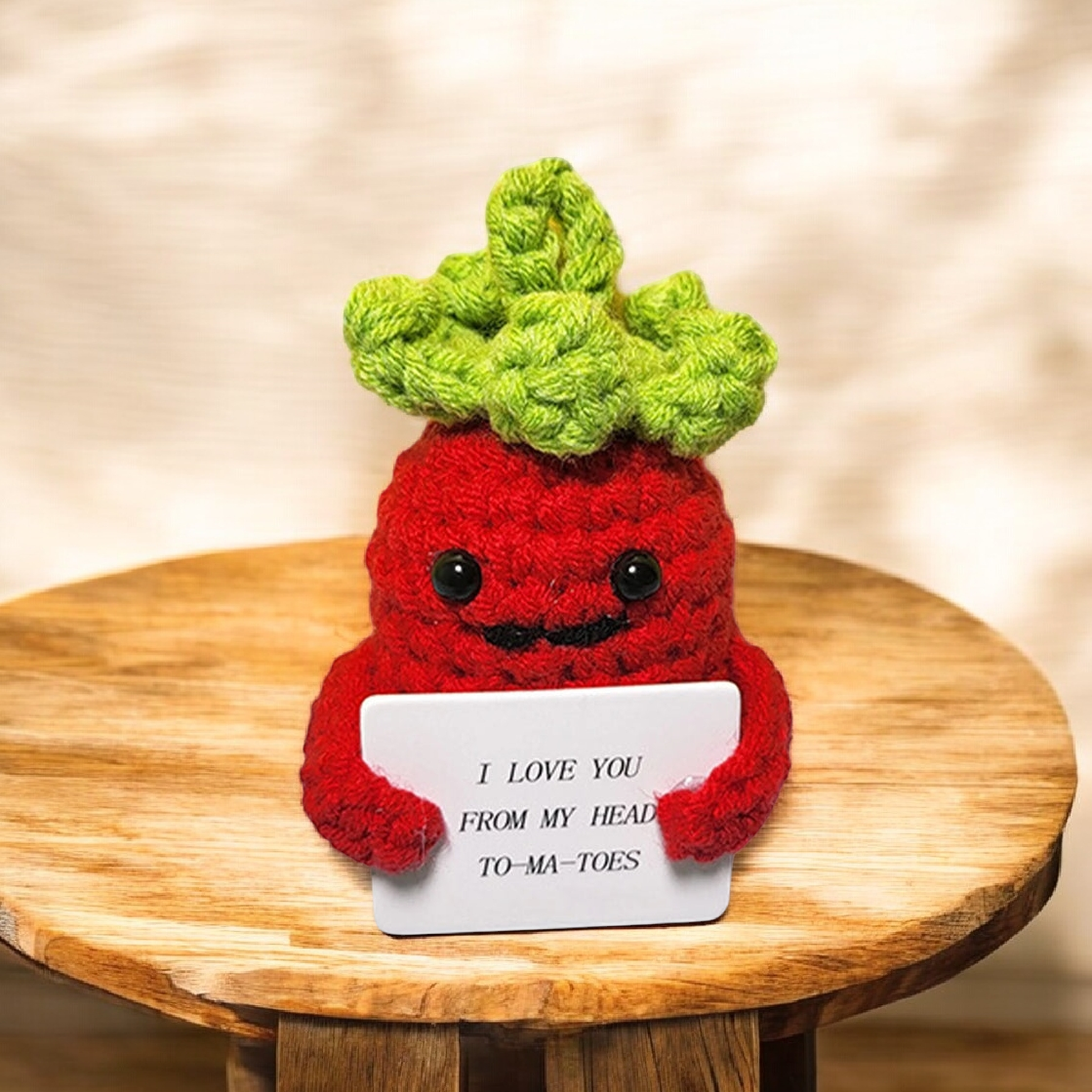 Handmade I Love You From My Head To-Ma-Toes